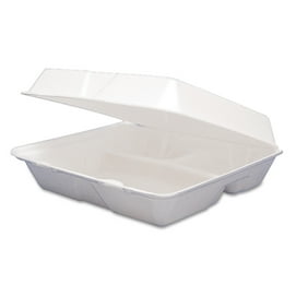252/cs 8 oz Pactiv C18-6008 Showcase Plastic Rectangle Food Container Clear